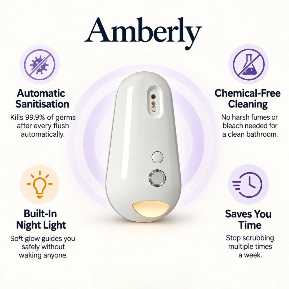 Self Cleaning UV Toilet Sanitizer & Night Light