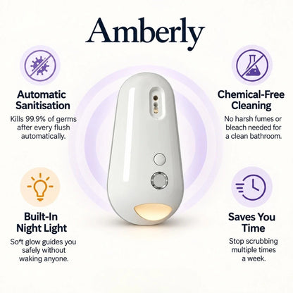Self Cleaning UV Toilet Sanitizer & Night Light