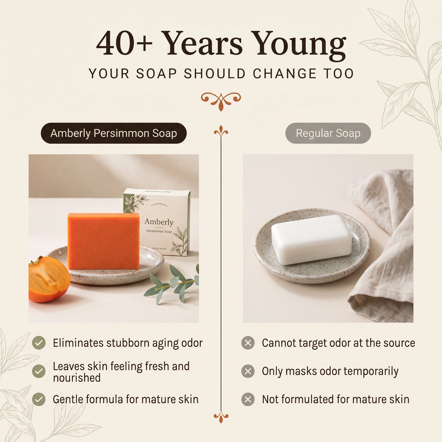 Deodorising Persimmon Soap