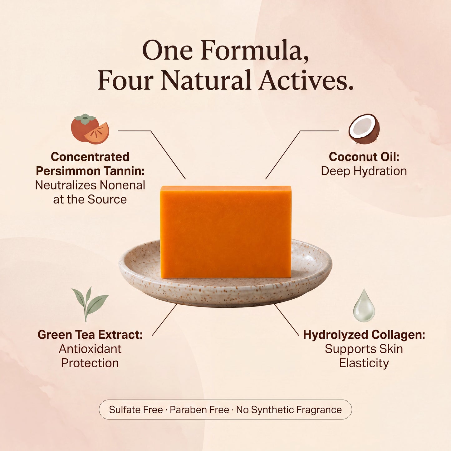 Deodorising Persimmon Soap